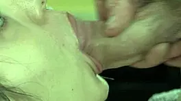 Watch me suck this big dick until he cums on my face?