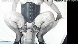 Pornstar Puttta, a hot Latina MILF, plays with her TOYS solo