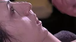 Watch me suck this big dick until he cums on my face?