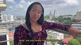 Porn casting session with leyne rodriguez involving huge blowjob and face fucking