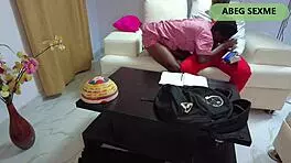 Did African student seduce stepbro for huge black cock?