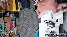 i apprehended the first time suspect to the back room for a blowjob