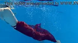 Hot Erotics at Swimming Pool with Mimi Cica Dressed Up!