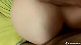 This cutie tries a buttplug before hardcore anal