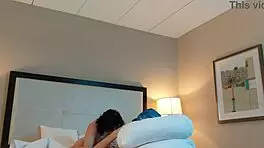 20 year old with tattoo deepthroats huge cock