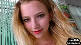 hey, watch this amateur teen 18+ strip and jerk off hard dick in pov