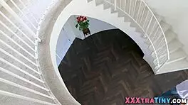 Petite Teen 18+ Spitroasted For Cum In Mouth