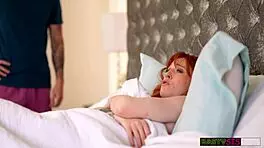 oh, cute madi collins deepthroats stepbro's big cock in missionary and doggystyle!