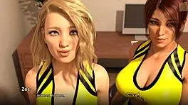 I Feel So Excited Fucking These 3D Cheerleader Cartoons