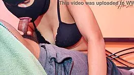 Beautiful Malaysian Babe Gives Her First Intense Blowjob Experience