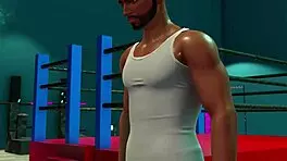 rough anal double penetration with deepthroat and creampie in interracial threesome 😈