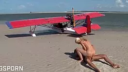 SEXY BLONDE WITH BIG TITS GETS FUCKED HARD IN HER ASS OUTDOORS