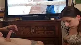 Teen Sucks Cock Desperately to Cover Her Monthly Rent.