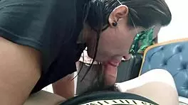 You want to see big tits shaking while pussy gets licked and bent over?