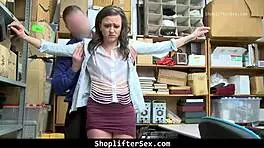 Hey, mall cop catches teen shoplifting... what next? 😏