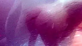 she jerks off while bathing in public outdoor spot