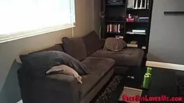 Blonde Amateur Sucking Hard Cock In POV Close-Up.