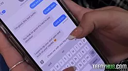 Sexting in class with Erin Everheart and Bailey Blaze 😏