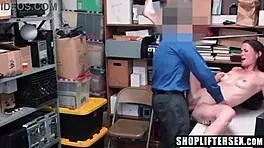 Skinny Milf Shoplifter Arrested For Arrogance In Store