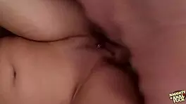 Two brunettes bent over for anal and doggystyle