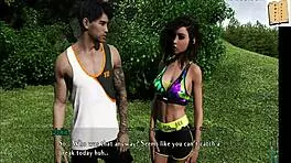 Intertwined 9: Layla Gets a Helping Hand in Homemade Cartoon Scene