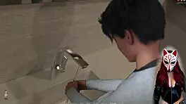 Playful Fox's Golden Boy: Masturbating To Big Cock And MILF Tits!