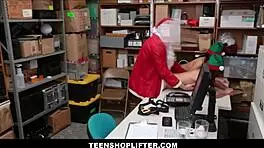 teenshoplifter com - petite 18+ asian elves elle voneva and harmony wonder caught and fucked