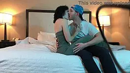 Hot Makeout Session With Petite 18+ Tatted Beauty