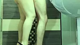 a hot brunette craved wild sex in her friend’s tight ass