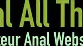 Sticking my dick in and out of anal fanatic Cristi Ann's ass, riding hard.