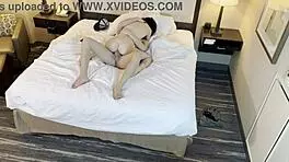 The sexy petite 18+ beauty RIDES cowgirl ROUGHLY with tattoos