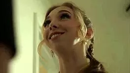 Skinny blonde gets fucked to orgasm by stepdad!