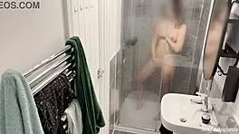 Caught Muslim Arab Girl In Hijab Masturbating In Shower