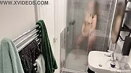 Caught Muslim Arab Girl In Hijab Masturbating In Shower
