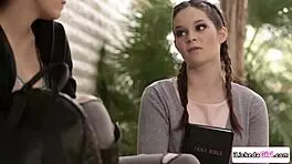 Big Tits Babe Seduces Teen Stepsis With Pussy Licking. Facesitting Brings Intense Orgasm.