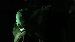 Flashing pussy and panties in a sexy mini skirt before public blowjob