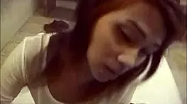 Petite 18+ Thai teen rides huge foreign dick like a pro, wow! 😍