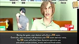 In being a dik, the kinky brunette teen chick route features big tits and ass in 3d anime