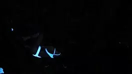 Scarlett johnson glows in blacklight pov sex.