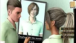 In being a dik, the kinky brunette teen chick route features big tits and ass in 3d anime