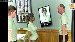 In being a dik, the kinky brunette teen chick route features big tits and ass in 3d anime