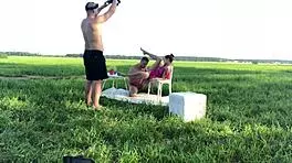 Backstage hardcore fucking with young Russian blonde