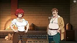 tomboy love in hot forge hentai game ep 1, she's masturbating thinking of you