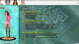 Big city pleasures 8: jessy flashes john and he likes it in 3d cartoon