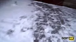 Debt4k Young 18+ Rose Wild Sucks Stranger's Boner in Rough POV Doggystyle Action