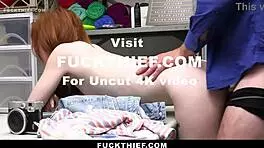 Hot Teen 18+ Caught Stealing Candy and Punished by Fuckthief