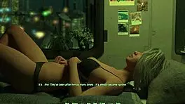 projekt passion plays games while fingering busty blonde's pussy