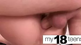 My18teen cutie sucks and bangs big dick all holes