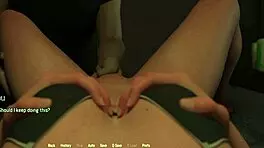projekt passion plays games while fingering busty blonde's pussy