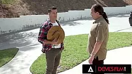 devils film explores penelope kay as an exhibitionist in a family roleplay